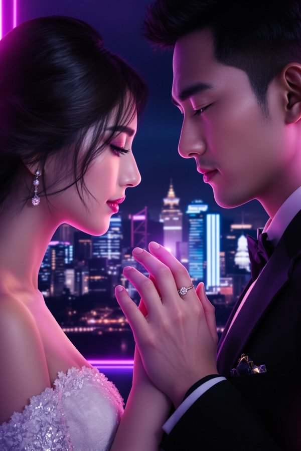 短剧《陆总的隐婚甜妻》竖屏海报