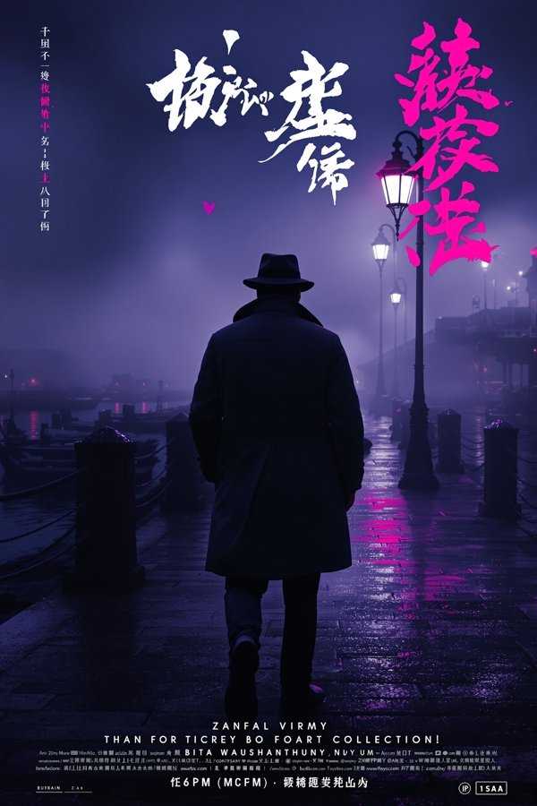 短剧《雾港疑云》竖屏海报